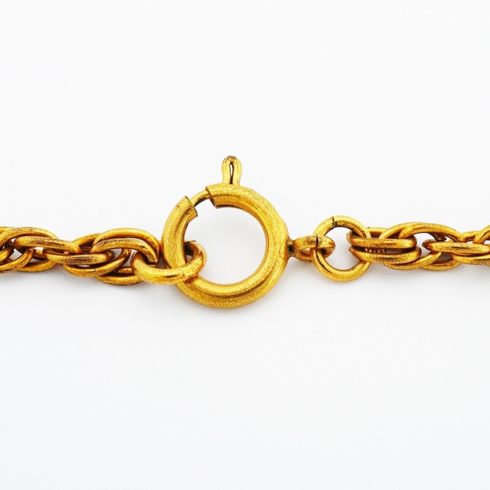 CHANEL Gold Logo Necklace - Picture 4 of 9